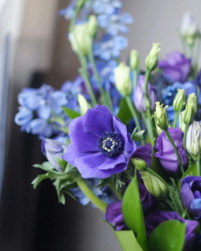 <p>Our Lavender & Purple Florist Choice arrangement features a stunning mix of fresh seasonal blooms in rich purple, lavender, and soft violet tones. Hand-designed by our florists, each bouquet is uniquely crafted to create an elegant and eye-catching presentation for any occasion.</p>