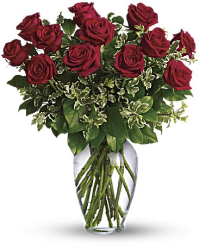 Your Love & Devotion delivered. Surprise your special one with this gorgeous arrangement of red roses available in one,one and a half, two or three dozen. It's an unforgettable display of your timeless love.